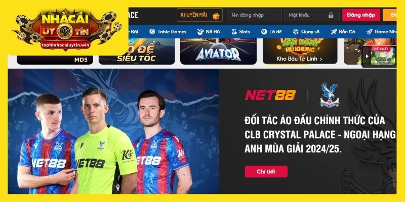 Net88 là thương hiệu uy tín
