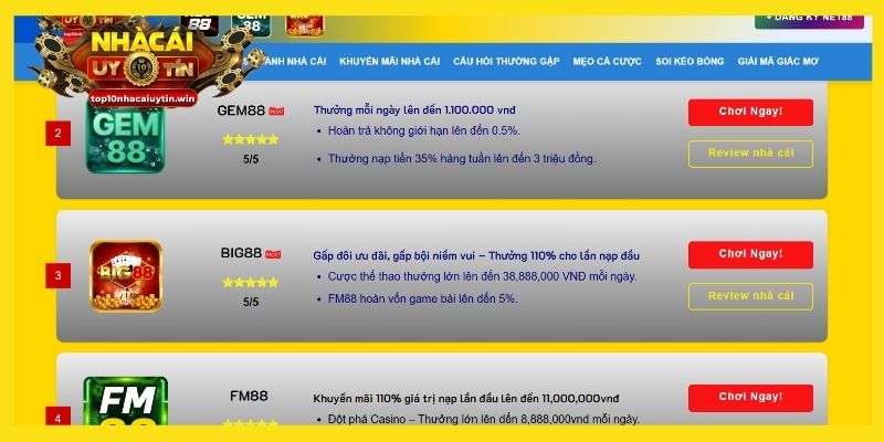 Top trang game Baccarat uy tín nên tham gia